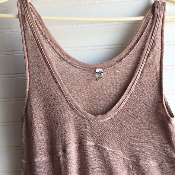 FREE PEOPLE INTIMATELY TOP IN MAUVE COLOR SIZE SMALL - Picture 2 of 5